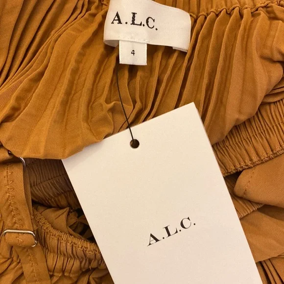 A.L.C Arianna Cutout Pleated Maxi Dress - Picture 14 of 16